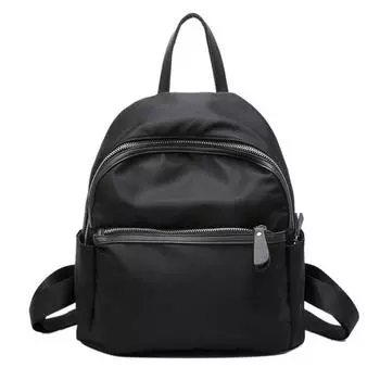 Новинка 2021 года, женские черные рюкзаки, маленькие корейские дизайнерские сумки, нейлоновые водонепроницаемые дорожные сумки ZZL188 зелёный