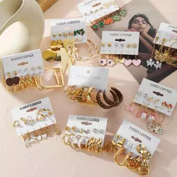 Новинка 2022 года, элегантные серьги с кисточками, комплект женских модных серег, брошь, серьги в стиле бохо, ювелирные изделия, серьги 15983