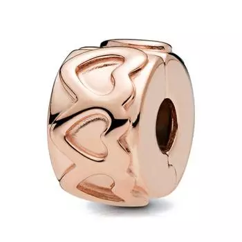Новинка 2022 года, бусины с цветком любви из розового золота, подходят для оригинального кулона, подвески, браслет из серебра 925 пробы, сделай сам, женские ювелирные изделия Berloque