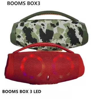 Новинка 2022 года, динамик Booms Box 3, сабвуфер высокой мощности, 40 Вт, портативный беспроводной Bluetooth-динамик, стерео объемный звук на 360 градусов, TWS Caixa de som