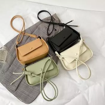 Новинка 2022 года, маленькие сумки через плечо из искусственной кожи, женская сумка, роскошная брендовая женская сумка на плечо под мышками 26cmx18cmx8cm бежевый