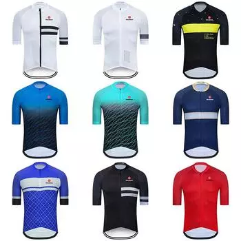 Новинка 2022 года, одежда для езды на горном велосипеде, летняя быстросохнущая дышащая рубашка для велоспорта с круглым вырезом, топ с короткими рукавами для шоссейного велосипеда XS