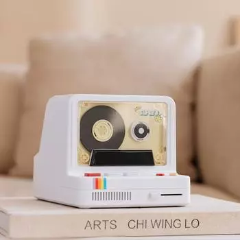 Новинка 2022 года, ретро-лента X20, динамик для ароматерапии, красочные огни, креативный подарок, портативный Bluetooth-аудио с поддержкой TF-карты caixa de som чёрный