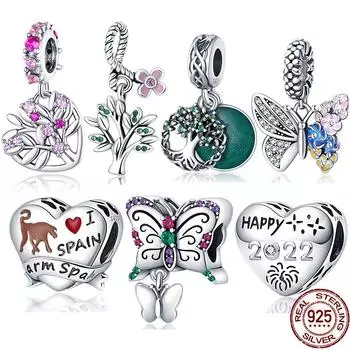 Новинка 2022 года, серебряный цвет, подарок на Новый год с любовью, оригинальный браслет 3 мм для женщин, модные ювелирные изделия на день рождения, подарок