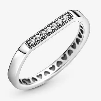 Новинка 2022 года, сверкающие кольца из стерлингового серебра S925, сверкающие кольца с цирконием для женщин, обручальные украшения, юбилей 9