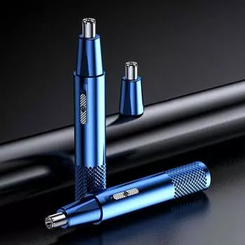 Новинка 2023 года, электрический триммер для волос в носу, перезаряжаемый триммер для бритья носа и ушей для мужчин, бритва для удаления волос, бороды single shaver heads красный