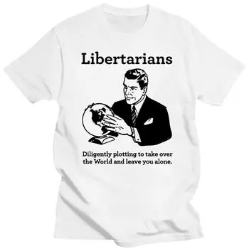 Новинка 2023 года CafePress The Libertarian Plot Белая футболка Хлопковая футболка 2XL