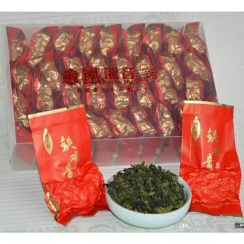 Новинка 2023 года, чай Тегуаньинь, китайский чай Улун, чай для здоровья Тикуаньинь, 64 маленьких пакетика, 500 г