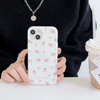 Новинка 2023 года, чехол для телефона с цветочным узором для Iphone 13 12 Pro Max 14promax 11 Xsmax Xr X, силиконовый мягкий противоударный чехол на заднюю панель, чехол в виде ракушки for iphone xr