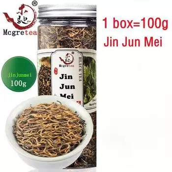 Новинка 2023 года черный чай Цзинь Цзюнь Мэй супер качество Уишань Цзиньцзюньмей Хун Ча 100г