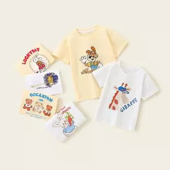 Новинка 2023 года, футболка для девочек, детский топ, модная крутая детская футболка с героями мультфильмов аниме для девочек, рубашки в стиле аниме, уличная летняя одежда для девочек 90cm