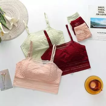 Новинка 2023 года, красивая спинка, удобная, без стальных колец, кружевной сплошной цвет, приятный для кожи, не провисающий сексуальный бюстгальтер One size fits all