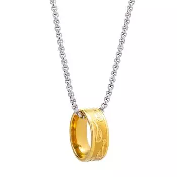 Новинка 2023 года, кулон в стиле «рыболовный крючок», 60 см, жемчужная цепочка, цепочка для свитера, универсальное уличное ожерелье, ювелирные изделия