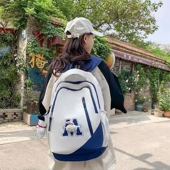 Новинка 2023 года, модный академический стиль, минималистичный и милый рюкзак с защитой от брызг, студенческая сумка, повседневная сумка only bag