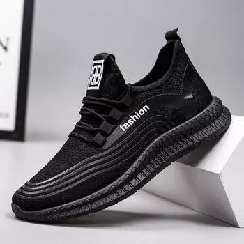 Новинка 2023 года, мужская спортивная обувь, модная дорожная обувь, дышащая повседневная обувь, легкая удобная защитная обувь 39 белый