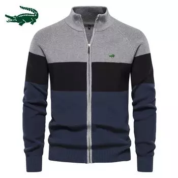 Новинка 2023 года, мужское трикотажное пальто, осенне-зимний свитер, кардиган, модное пальто высокого качества S