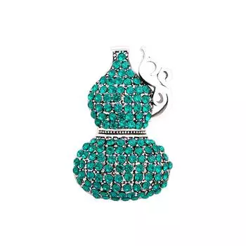 Новинка 2023 года, роскошная брошь в виде тыквы со стразами, красочные металлические темпераментные очаровательные повседневные красивые броши для женщин