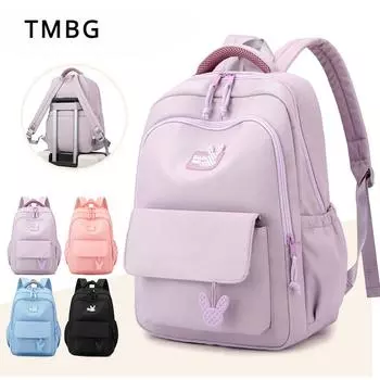 Новинка 2023 года, рюкзак для девочек, большая вместительная школьная сумка для младших классов средней школы, начального класса 5, 6, 7, милая милая сумка для книг в кампусе 32*20*47 розовый