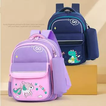 Новинка 2023 года, школьный рюкзак для учащихся начальной школы, мужские и женские универсальные милые и милые детские рюкзаки на плечо