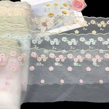 Новинка 2023 года, вышивка, кружево, сделай сам, кукла Барби, аксессуары с рукавами, аксессуары для одежды, кружево 22cm/one 30 yards