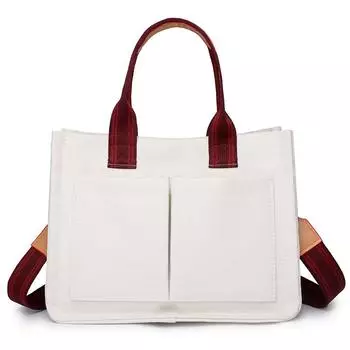 Новинка 2023 года, женская парусиновая сумка для отдыха, ручная парусиновая сумка в стиле ретро, большая вместительная многослойная женская сумка через плечо