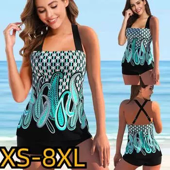 Новинка 2023 года, женский купальник, женский комплект бикини с принтом, летний новый дизайн, танкини, монокини с принтом, купальный костюм, пляжная одежда