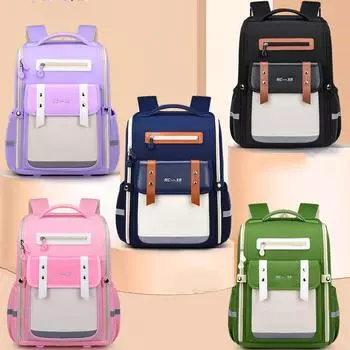 Новинка 2024 года, детские школьные сумки для девочек и мальчиков, непромокаемый детский рюкзак, рюкзаки для учащихся начальной школы, ортопедический рюкзак, школьный рюкзак Small фиолетовый