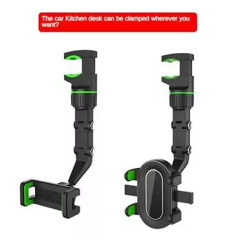 Новинка 2024 года, многофункциональный встроенный кронштейн, зеркало заднего вида, видеосъемка на заднем сиденье, кухонный держатель для настольного телефона