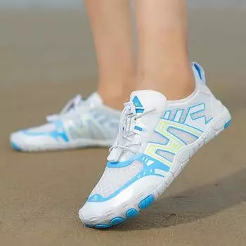 Новинка 2024 года, мужская и женская обувь для плавания в воде с пятью пальцами, многофункциональная женская обувь для йоги, размеры 36-47 36 чёрный