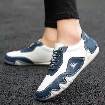 Новинка 2024 года, мужская и женская обувь, мужская повседневная обувь с низким верхом, мужская обувь, мужская обувь в стиле осьминога, большие туфли 43 темно-синий