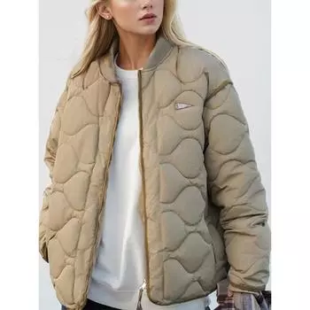 Новинка 2024 года, одежда с хлопковой подкладкой, клетчатая одежда с хлопковой подкладкой, женская мода, высококачественные куртки с хлопковой подкладкой, повседневные теплые куртки, модные M [Recommended below 60kg] чёрный