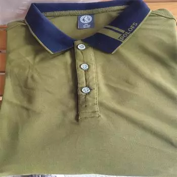 Новинка 2024 года, повседневная летняя однотонная мужская рубашка-поло, деловая мужская спортивная рубашка-поло с короткими рукавами S