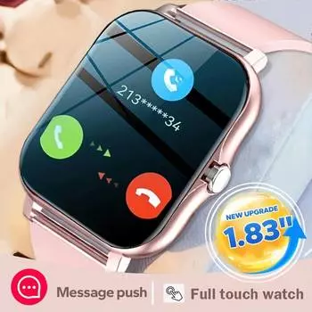 2024 SmartWatch Android Phone Цветной экран Полный сенсорный пользовательский циферблат Смарт-часы для женщин Bluetooth-звонок Смарт-часы для мужчин