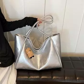 Новинка 2024 года, женская летняя милая модная сумка Mori, большая вместительная сумка на одно плечо, модная школьная сумка для студентов колледжа only bag