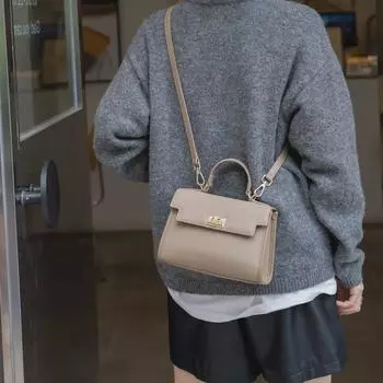 «Новинка 2024 года, женская сумка через плечо из натуральной кожи, универсальная, повседневная, высокого класса»