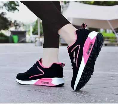 Новинка 2024 года, женские повседневные кроссовки на плоской подошве, весенние модные универсальные прогулочные женские туфли на шнуровке, Zapatos De Mujer Tendencia 35 розовый