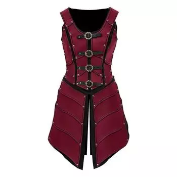 Новинка 2025 года, винтажные средневековые доспехи эпохи Возрождения из кожи LAY, эльф чёрный