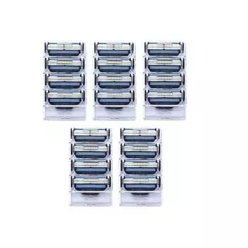 Новинка, 20 шт., мужская противоскользящая бритва из нержавеющей стали для удаления волос, 3 слоя, безопасная для красоты, мужская бритва для лица, сменные лезвия для бритвы 20PCS