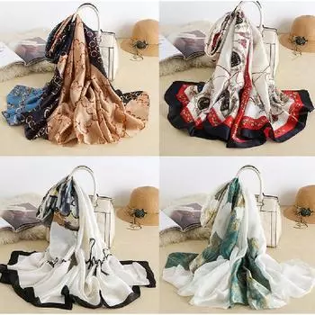 Новинка, четыре сезона, в наличии, новый шелковый большой размер, тонкая верхняя одежда, шарф для защиты шеи, солнцезащитный крем, теплое пляжное полотенце для женщин 180*90cm