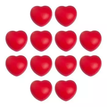 Новинка для снятия давления, сжимающий тренировочный мяч для пальцев, мяч-антистресс, мяч-губка в форме сердца 7cm