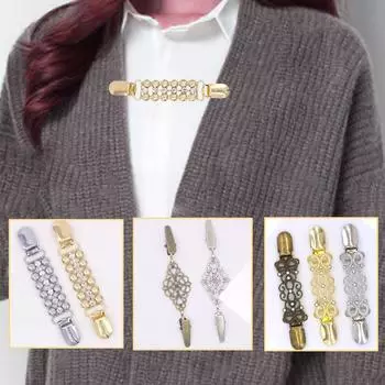 Новинка для женщин и девочек винтажный кардиган клипса брошь кристалл валентинка подарок горячая распродажа утка клипса блузка