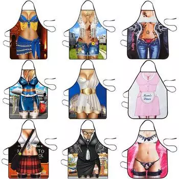 Новинка, фартук Muscle Man - креативный забавный дизайн Female teacher