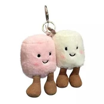 Новинка Форма еды, Круассан мешок, милый для подвешивания на мобильные телефоны или сумки One Size белый