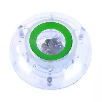 Новинка, игрушки для ванны, детские светильники для ванны, меняющиеся светящиеся красочные светодиодные фонари, забавные водонепроницаемые игрушки для девочек и мальчиков 9x9x4cm зелёный