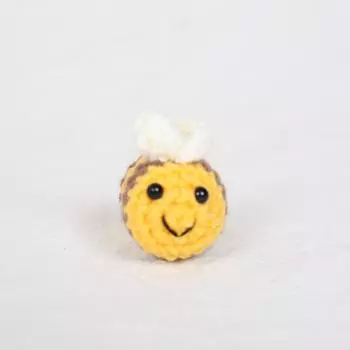 Новинка креативный милый брелок для вязания пчела кулон забавные пчелы брелок изысканный рюкзак украшения аксессуары подарки