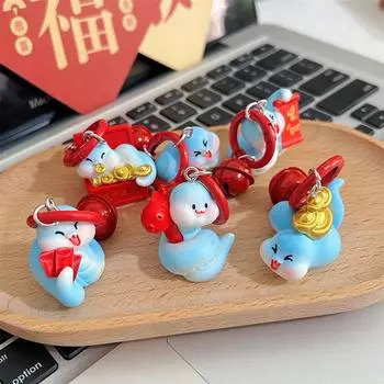 Новинка, креативный милый маленький брелок в виде змеи, забавный брелок на год, изысканный рюкзак, украшение, аксессуары, подарок