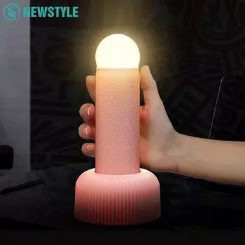Новинка Креативный Ручной Ночной Светильник Перезаряжаемый Тайминг Ночники Для Сна Сенсорное Управление Рядом Лампа Для Спальни