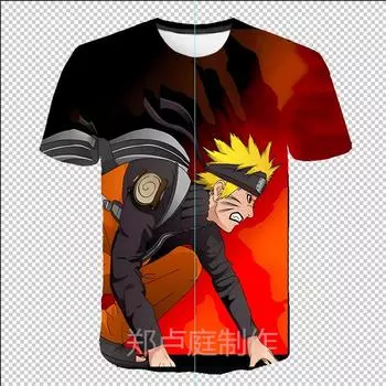 Новинка лета, повседневная мужская и женская одежда с 3D цифровой печатью в японском стиле, топ XXS-6XL, футболки для мальчиков и девочек XS