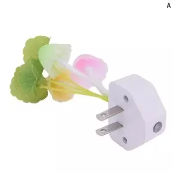 Новинка, ночник в виде гриба, ЕС и США, датчик света, 3 светодиода, цветная лампа в виде гриба, светодиодные ночники для ребенка US Plug