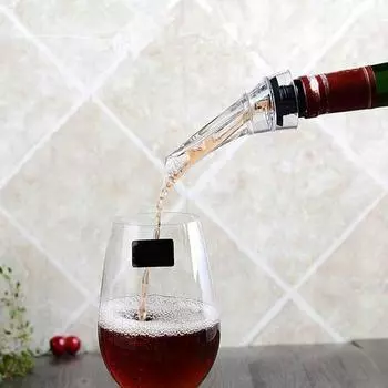 Новинка, новая мода, высокое качество, мини-прозрачный акриловый дорожный бар, аэратор для красного вина, графин, наливной насос